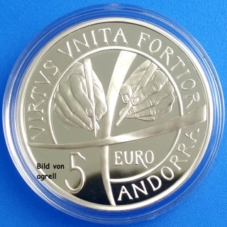 5 Euro Silbergedenkmünze Andorra 2018