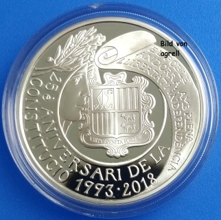 5 Euro Silbergedenkmünze Andorra 2018