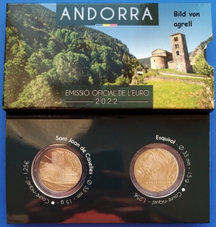 1,25 Euro Gedenkmünze Andorra 2022