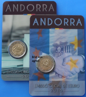 2 Euro Gedenkmünze Andorra 2015