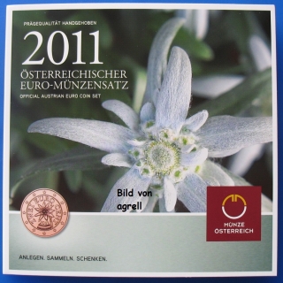 Kursmünzensatz Österreich 2011 Stgl.