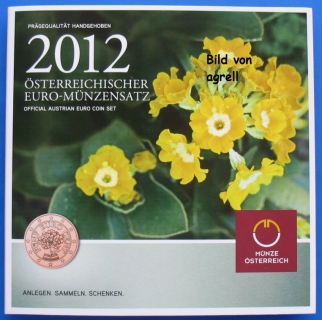 Kursmünzensatz Österreich 2012 Stgl.