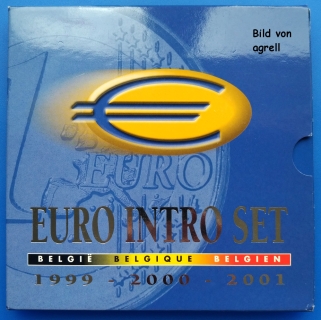 Kursmünzensatz Belgien 2001 Stgl.