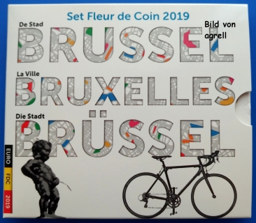 Kursmünzensatz Belgien 2019 Stgl.