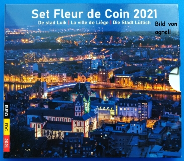 Kursmünzensatz Belgien 2021 Stgl.