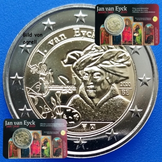 2 Euro Gedenkmünze Belgien 2020