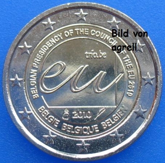 2 Euro Gedenkmünze Belgien 2010