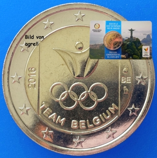 2 Euro Gedenkmünze Belgien 2016
