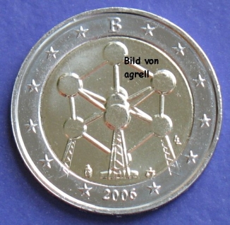 2 Euro Gedenkmünze Belgien 2006