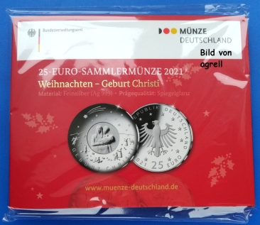 25 Euro Gedenkmünze Deutschland 2021