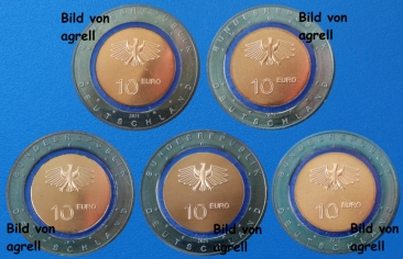 10 Euro Gedenkmünze Deutschland 2021