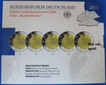 2 Euro Gedenkmünze Deutschland 2010