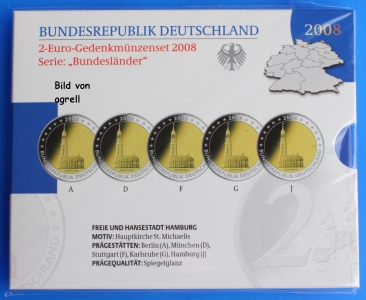 2 Euro Gedenkmünze Deutschland 2008