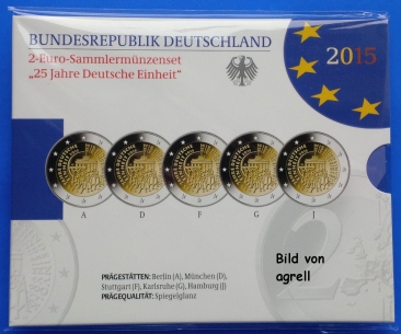2 Euro Gedenkmünze Deutschland 2015