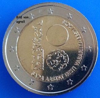 2 Euro Gedenkmünze Estland 2018