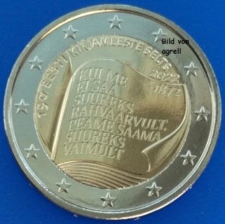 2 Euro Gedenkmünze Estland 2022
