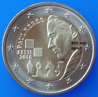 2 Euro Gedenkmünze Estland 2016