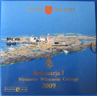 Kursmünzensatz Finnland 2009 Stgl.
