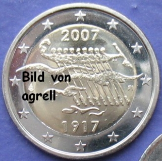2 Euro Gedenkmünze Finnland 2007