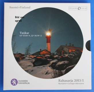Kursmünzensatz Finnland 2013 Stgl.