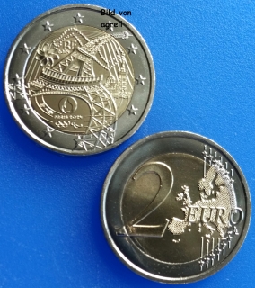 2 Euro Gedenkmünze Frankreich 2024