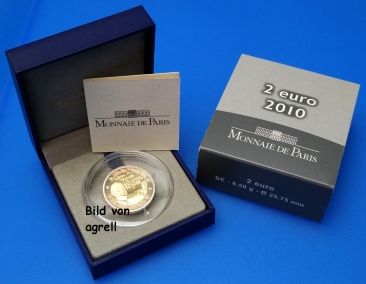 2 Euro Gedenkmünze Frankreich 2010