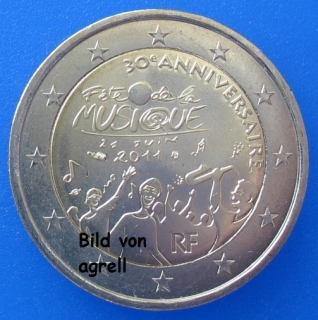 2 Euro Gedenkmünze Frankreich 2011