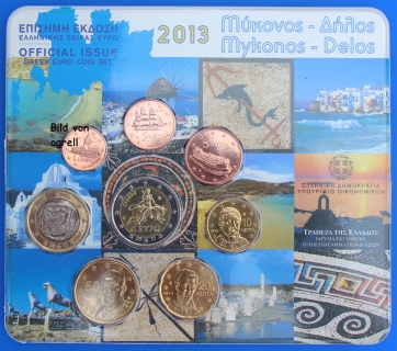 Kursmünzensatz Griechenland 2013 Stgl.