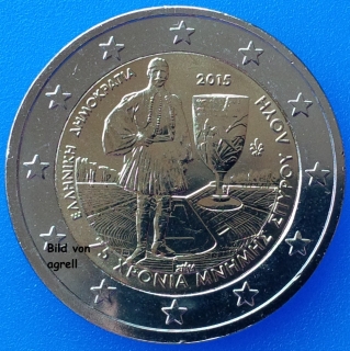 2 Euro Gedenkmünze Griechenland 2015