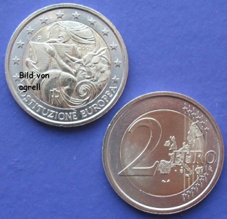 2 Euro Gedenkmünze Italien 2005