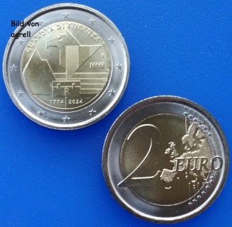 2 Euro Gedenkmünze Italien 2024