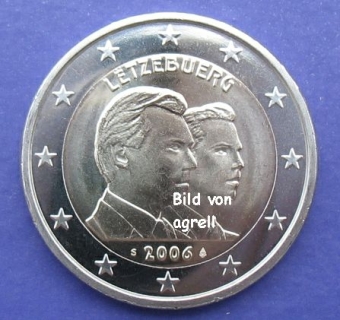 2 Euro Gedenkmünze Luxemburg 2006