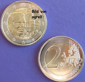 2 Euro Gedenkmünze Luxemburg 2008