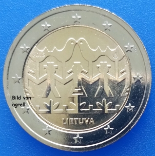 2 Euro Gedenkmünze Litauen 2018