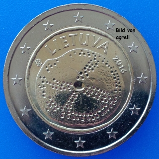 2 Euro Gedenkmünze Litauen 2016