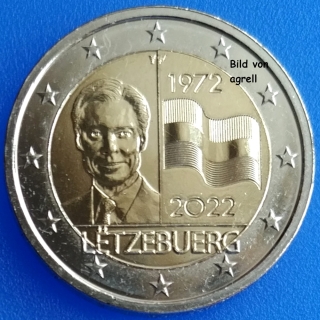 2 Euro Gedenkmünze Luxemburg 2022