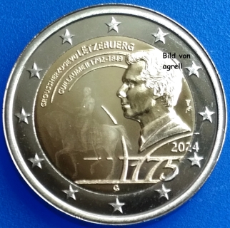 2 Euro commemorative Luxembourg 2024