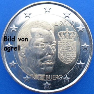 2 Euro Gedenkmünze Luxemburg 2010