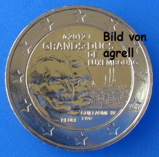 2 Euro Gedenkmünze Luxemburg 2012
