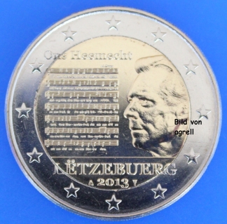 2 Euro Gedenkmünze Luxemburg 2013