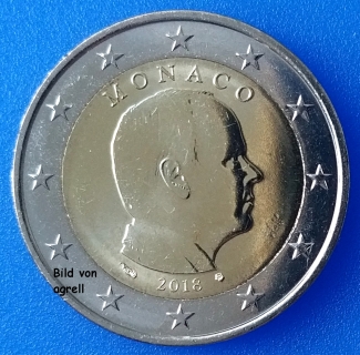 2 Euro coin Monaco 2018 BU