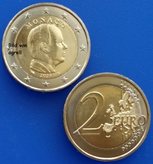 2 Euro Münze Monaco 2024 Stgl.