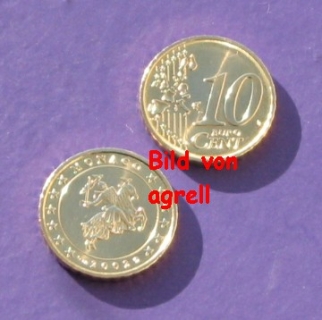 10 Cent Münze Monaco 2002 Stgl.
