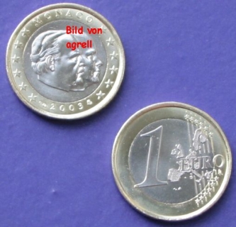 1 Euro Münze Monaco 2003 Stgl.