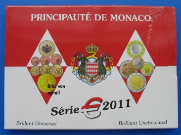 Kursmünzensatz Monaco 2011 Stgl.
