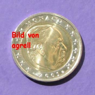 2 Euro coin Monaco 2001 BU
