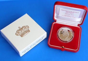 10 Euro Silbergedenkmünze Monaco 2012