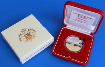 10 Euro Silbergedenkmünze Monaco 2014