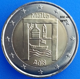 2 Euro Gedenkmünze Malta 2018