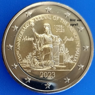 2 Euro Gedenkmünze Malta 2023